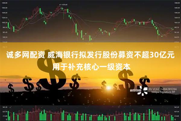 诚多网配资 威海银行拟发行股份募资不超30亿元 用于补充核心一级资本